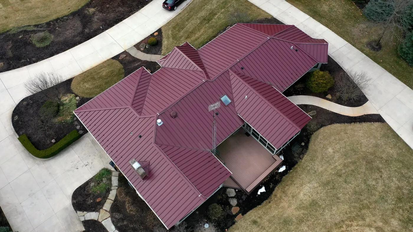 Commercial roof inspection documented in Frankton